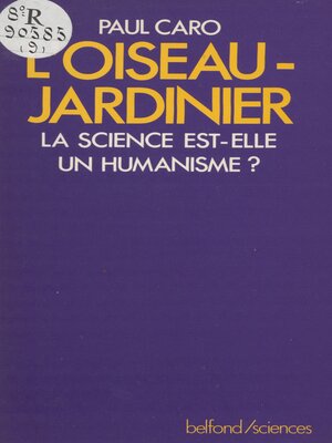 cover image of L'Oiseau jardinier
